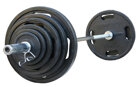 Pro Sport int. Set med gummivikter - 123,5 kg