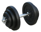 Hantelpaket 1x 20 kg - Svart