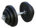 Hantelpaket 1x 20 kg - Svart