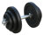 Hantelpaket 1x 20 kg - Svart
