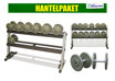 Skivhantlar & Hantelställ, Paket, 12,5 - 25 kg