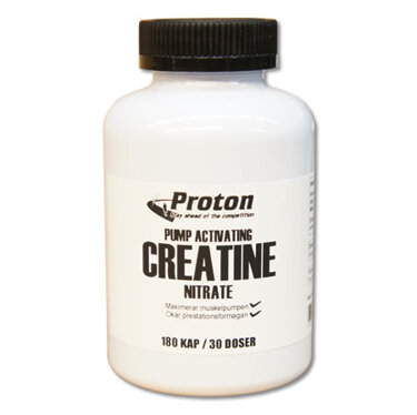 KOSTTILLSKOTT - Postorder sortiment - Proton Creatine Nitrate, 180 kapslar *Nyhet*